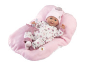 Mrkacia realistická bábika bábätko so zvukmi a mäkkým telom 42 cm New born Llorens