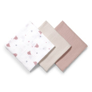 Mušelínové - super mäkké plienky, 3 ks 70x70 cm Púdrová Baby Ono