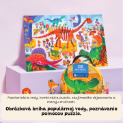 Puzzle Múzeum dinosaurov 108 ks Jarmelo