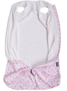 Letný 3D spací vak bambus ružový zajac