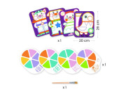 Maľovanie s paletou Rozkošné zvieratká Djeco