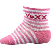 Ponožky dojčenské Fredíček pruhované dievčenské (3 páry)