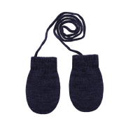 Pletené rukavičky so šnúrkou 9 - 12 mesiacov