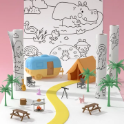 Samolepiaca omaľovánka v úlohe Dinosaury 3 m Jarmelo