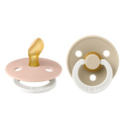 Colour anatomické cumlíky z prírodného kaučuku 2 ks 0 - 6 m Bibs