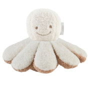 Hračka plyšová chobotnička ecru 20 cm, 0 m+ Nattou