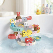 Guľôčková dráha do vody DIY Dino 43 ks