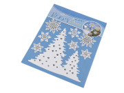 Vianočné samolepky plastické 3D