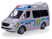 Auto polícia CZ 21,5 cm 1:20 na zotrvačník na batérie so svetlom a zvukom