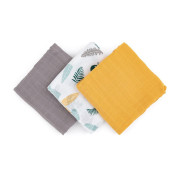 Súprava plienok bambusová mušelínová 3 ks 68 x 68 cm Petite&Mars Moussy