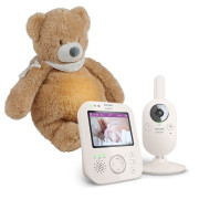 Opatrovateľka detská video SCD891/26+ Nattou Usávač 4v1 Sleepy Bear Pale Brown Philips Avent