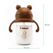 Hrnček so slamkou Bringebaer 240 ml Kidnort