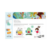 Kreatívna súprava Prvé nalepovanie zvieratka v snehu Haba