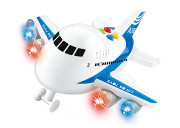 Lietadlo na zotrvačník s efektmi 22 cm