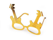 Karnevalové okuliare metalické