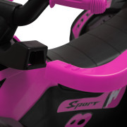 Detské odrážadlo Baby Mix Mega Prime EVA s vodiacou tyčou