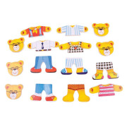 Oblékací puzzle Medvedia rodinka Bigjigs Toys