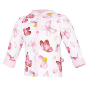 Kabátik podšitý Outlast® Ružový motýľ/ružová baby