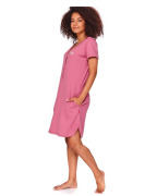 Tehotenská a dojčiaca nočná košeľa rebrovaná korunka Doctor Nap Dolce Vita