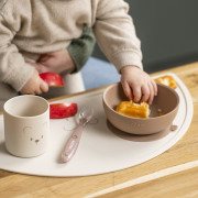 Set jedálenský silikónový 4 ks Nattou