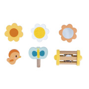 Farma Drevená motorická hračka Ovečka s mnohými aktivitami Janod