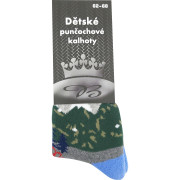 Pančuchové nohavice dojčenské Amina 08 extra silné modré