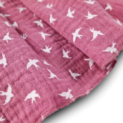 Body šaty tenké KR Outlast UPF 50+ tm.staroružové lastovičky Little Angel