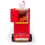 Drevený autobus so zvieratkami Bigjigs Toys