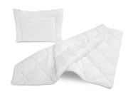 Posteľná 2D set do postieľky výplne 120x90 + 60x40 cm biele