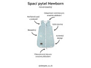 Spací vak Newborn Vintage Sleepee
