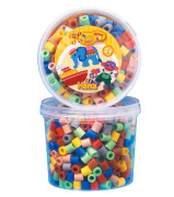 Zažehľovacie korálky mix - 600 ks - MAXI - základné farby Hama