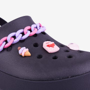 Amulety - ozdoby na topánky Amuletz Lila set mix Coqui