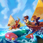 Hra a Puzzle 2v1 Morský vír od 6 rokov Haba