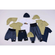 Nohavice rastúce denim vzor Little Angel