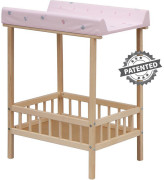 Prebaľovací pult Scarlett Spájka ECO Slon ružový