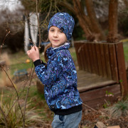 Mikina na zips Night forest modrá Esito