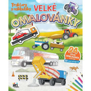 Veľké omaľovánky Traktory a nákladiaky
