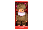Monchhichi Mončiči dievča s ružovým podbradníkom 20 cm