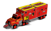 Hasičská stanica kamión s efektmi 61x18,5x26 cm