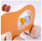 Bigjigs Toys Medvedík na kolieskach