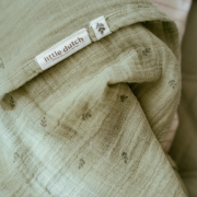 Plienka zavinovacia 120 x 120 cm Pure s potlačou Little Dutch