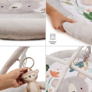 Deka hracia s hrazdičkou Cozyplay Light Grey Kinderkraft