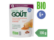 Good Gout BIO Tekvicová polievka s červenou šošovkou a lieskovými orieškami (190 g)