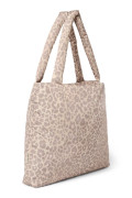 Puffy Mom Bag - prebaľovacia taška Cream Leopard Studio Noos