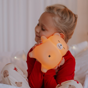 LED silikónová nočná lampička - chrápajúci medvedík Mary's