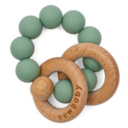 Detské silikónové hryzátko s guličkami New Baby