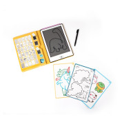 Priehľadná LCD tabuľka s 30 šablónami Kvído