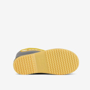 Detské zateplené čižmy Rainy antracit/žltá Coqui