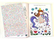 Kúzelné kráľovstvo - 1400 diamantov na nalepenie, omaľovánky