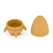 Hračka silikónová do vody s kefkou Splashy Rocket 6 m+ Petite&Mars